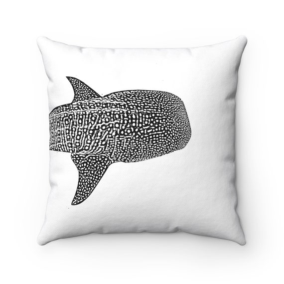shark throw pillow