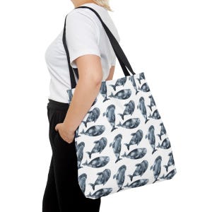 XL Baby Beluga Whale Tote Bag