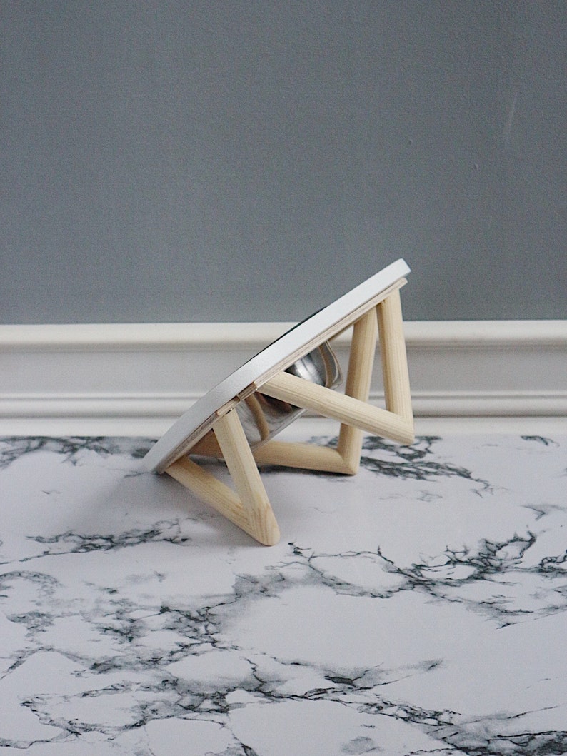 Cat Furniture Pet Bowl Stand Single Pet Bowl Elevated Cat Etsy