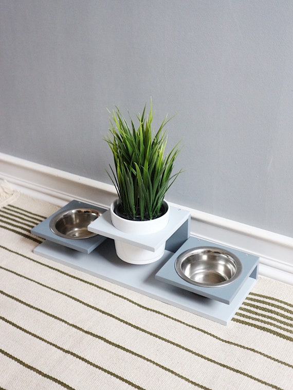Modern Cat Furniture Cat Feeder And Good Cat Stuff Cat Food Etsy