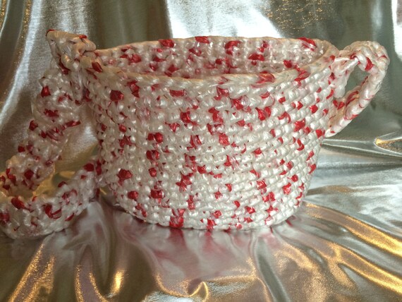 crochet recycled plastic bags