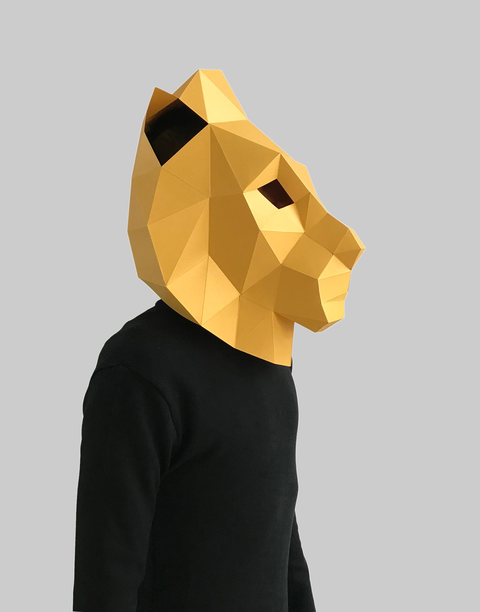 Lion King Mask Template Style 1 Paper Mask Papercraft Mask | Etsy