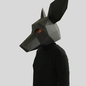 Kangaroo Mouse Mask Template Paper Mask, Papercraft Mask, Masks, 3d ...