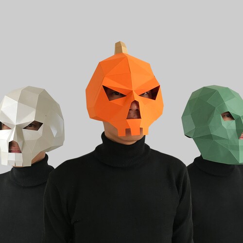 COMBO 33 paper mask template - paper mask, papercraft mask, masks, 3d mask, low poly mask, 3d paper mask, paper mask template, animal mask