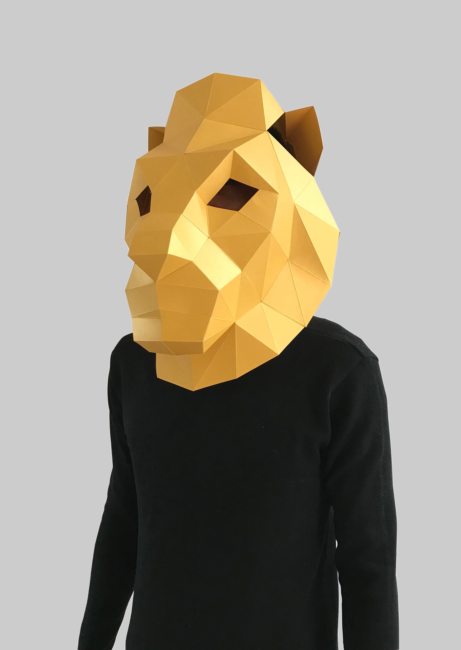 Lion King Mask Template Style 1 Paper Mask Papercraft Mask | Etsy