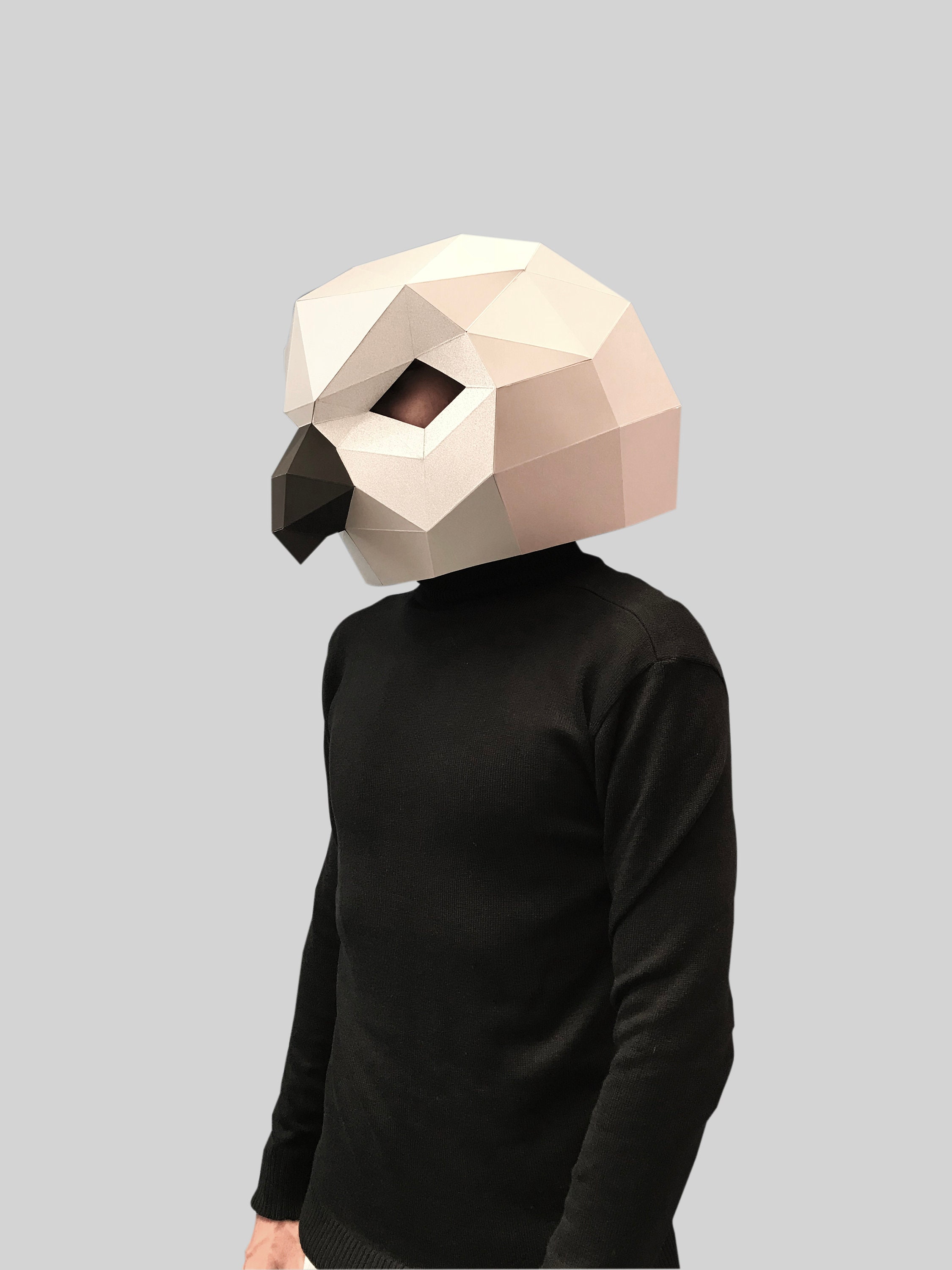 Pirate Owl Mask Template Paper Mask Papercraft Mask Masks | Etsy