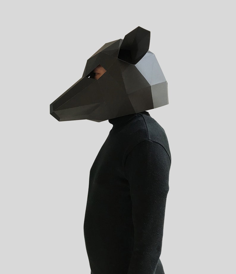 Sheep Mask Template Paper Mask Papercraft Mask Masks 3d - Etsy