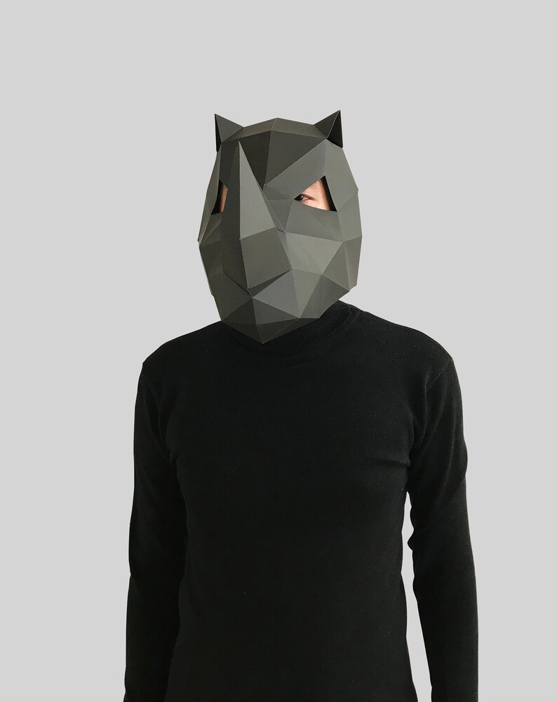 COMBO 27 Paper Mask Template Paper Mask Papercraft Mask Etsy