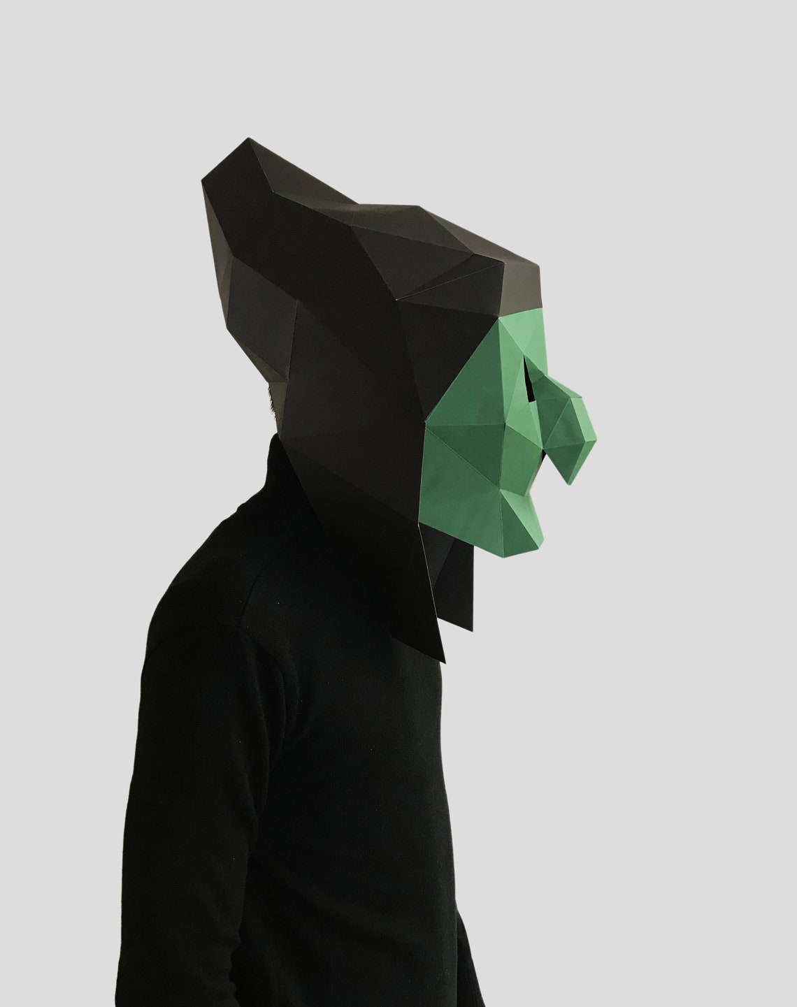 COMBO 32 Paper Mask Template Paper Mask Papercraft Mask Etsy Canada