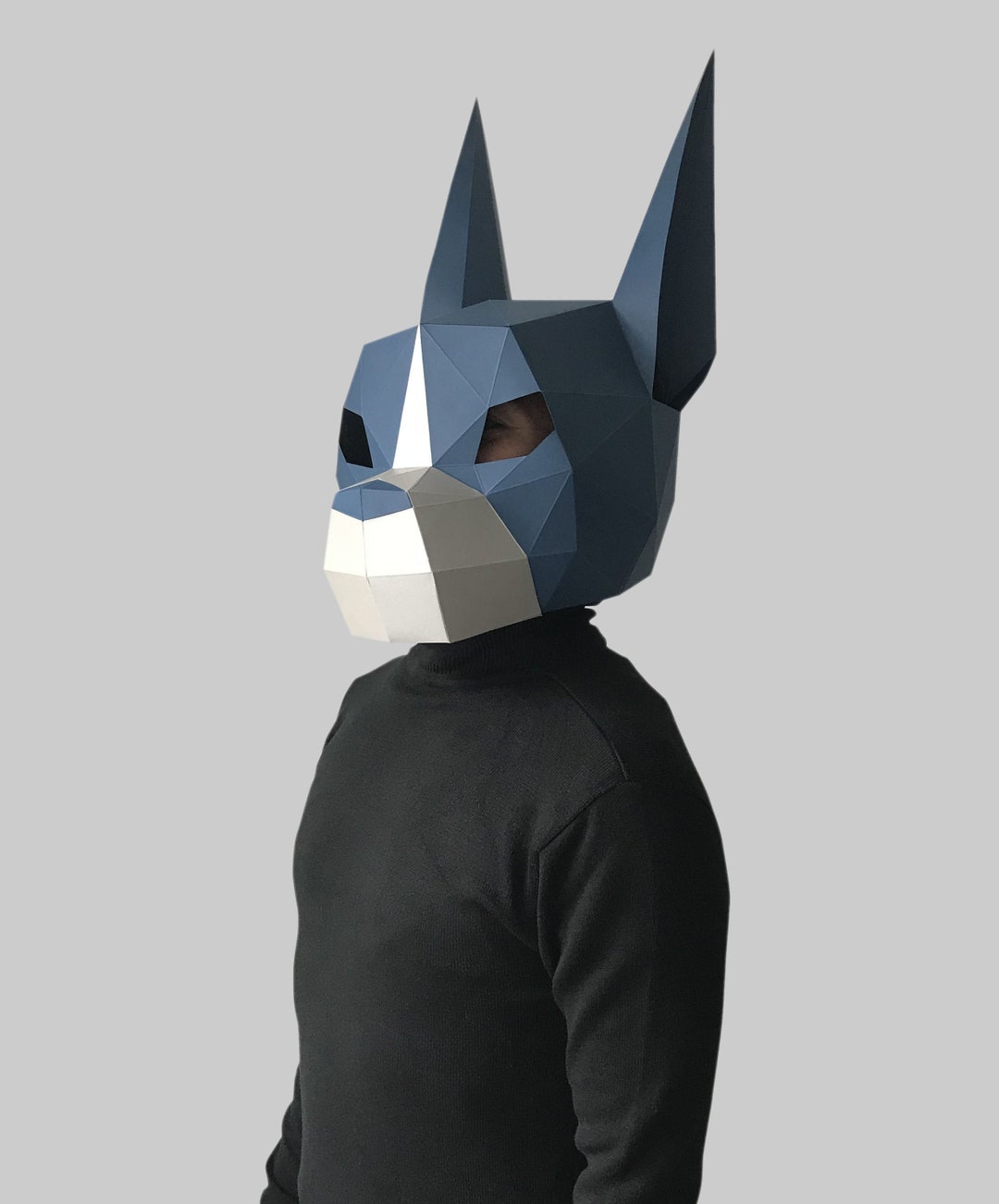Little Dog Mask Template Paper Mask, Papercraft Mask, Masks, 3d Mask ...