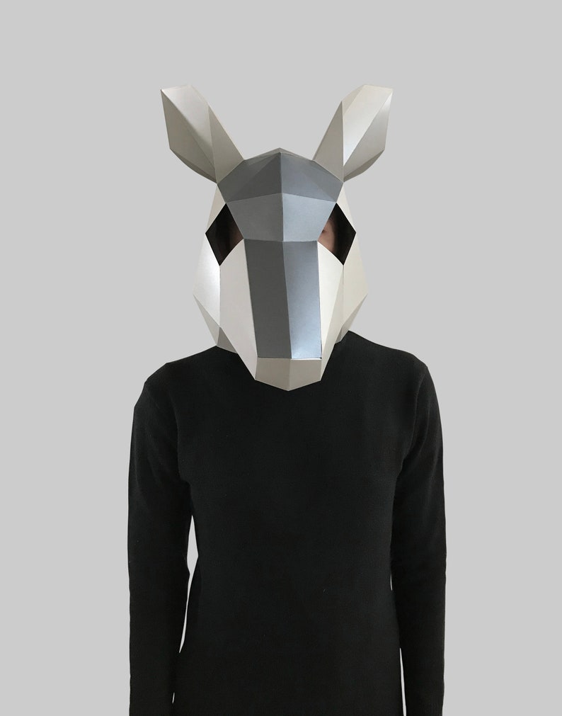 Armadillo Mask Template Paper Mask Template Papercraft - Etsy