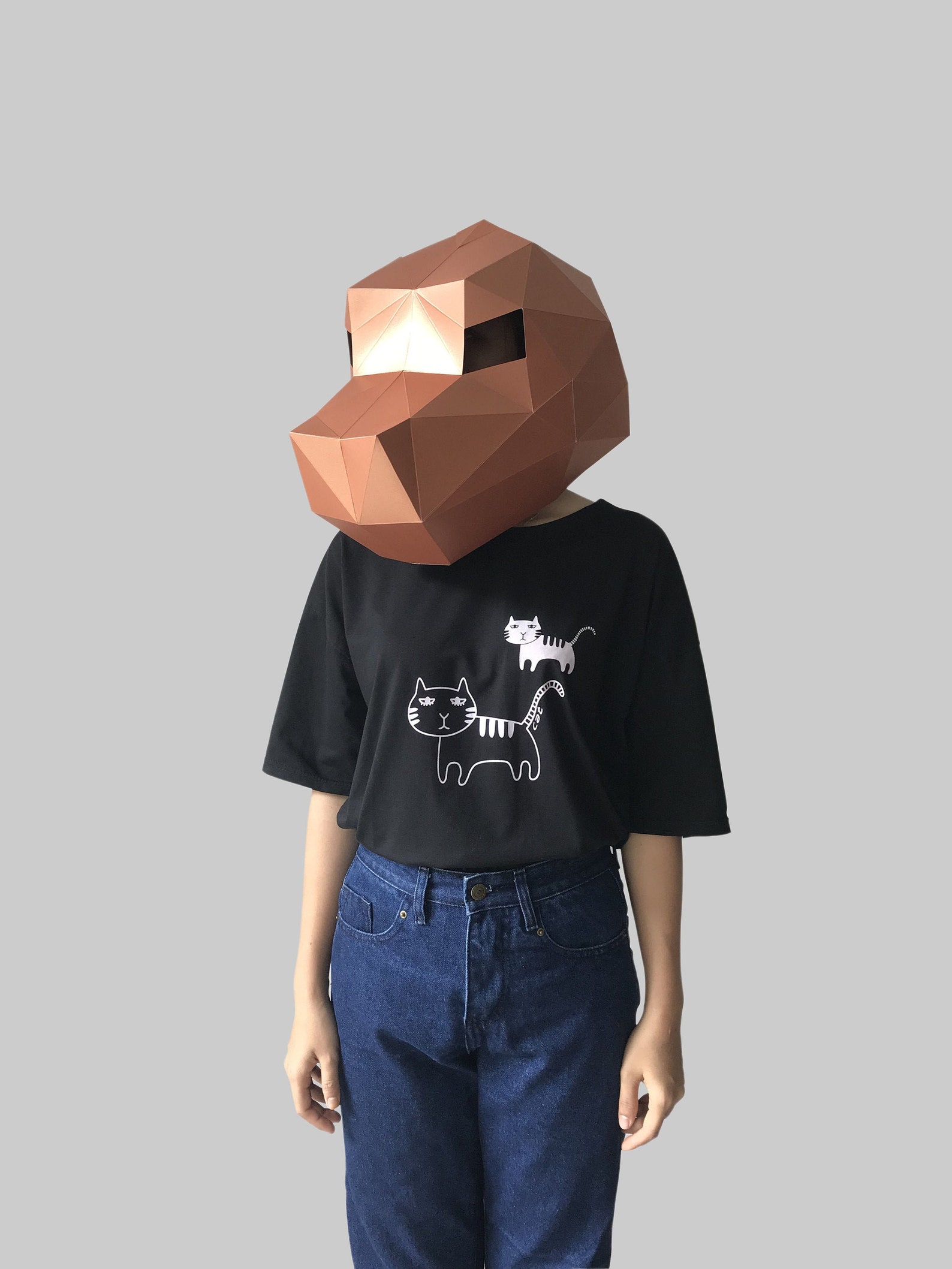 Dinosaur Mask Template Paper Mask Papercraft Mask Masks | Etsy