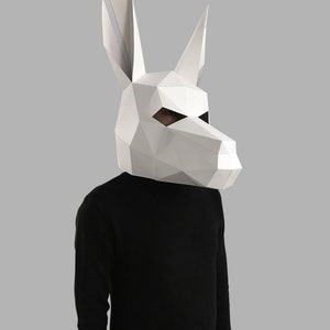 Lama Mask Template - Paper Mask, Papercraft Mask, Masks, 3d Mask, Low ...