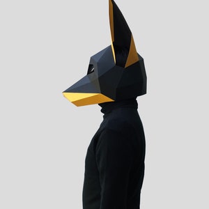 Dog Mask Template Paper Mask Papercraft Mask Masks 3d - Etsy