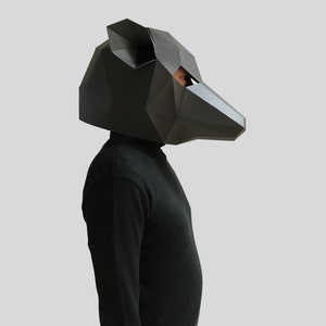Sheep Mask Template Paper Mask, Papercraft Mask, Masks, 3d Mask, Low ...