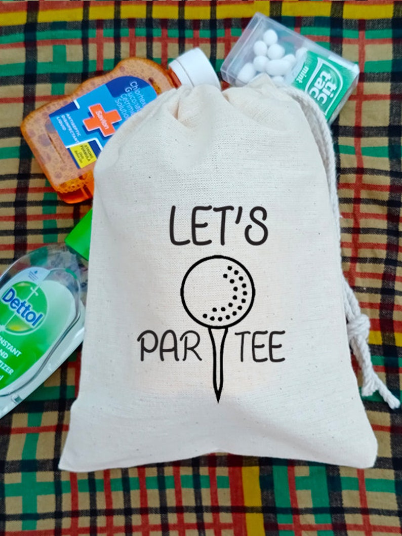 Golf Favor Bag Wedding Favors Golf Tee Gift Bag Golf Etsy