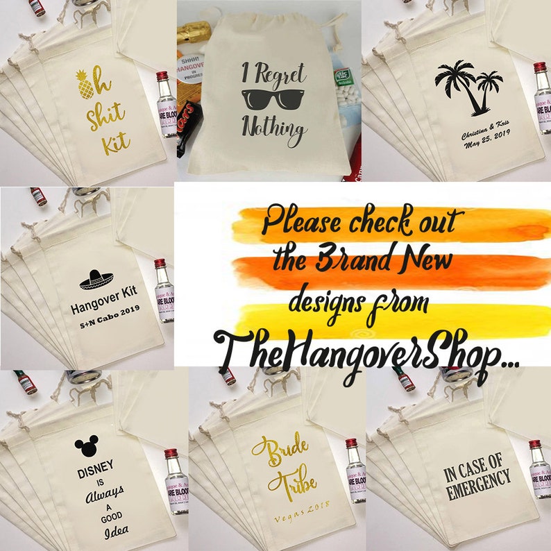 Bachelorette Party Favor Bags Hangover Kit Discount Bachelorette Hangover Kits Oh Shit Kits Bachelorette Party Oh Shit Kit Bags