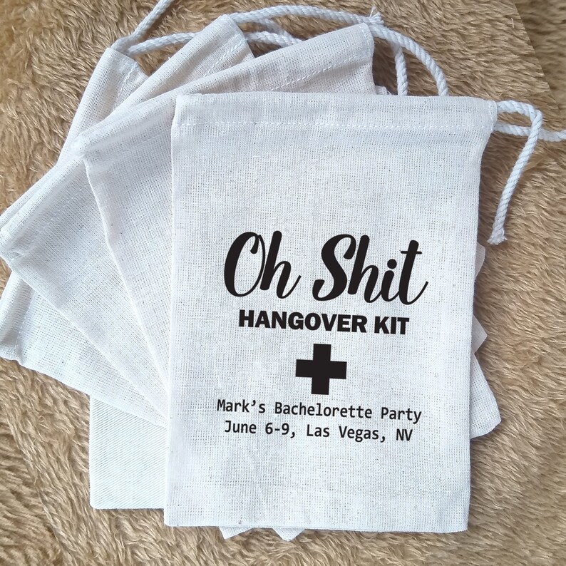 Bachelorette Party Favor Bags Hangover Kit Discount Bachelorette Hangover Kits Oh Shit Kits Bachelorette Party Oh Shit Kit Bags
