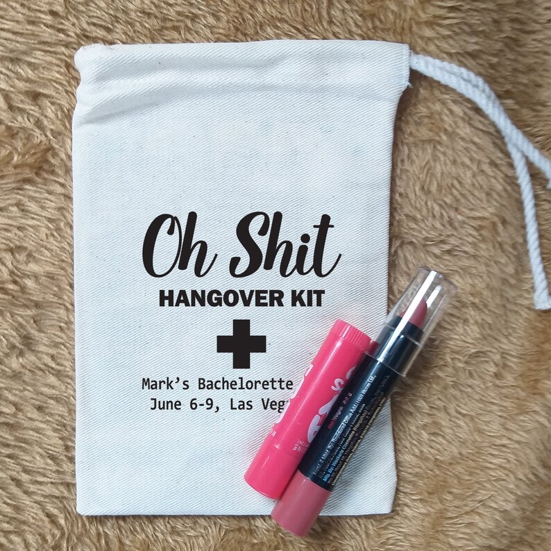 Bachelorette Party Favor Bags Hangover Kit Discount Bachelorette Hangover Kits Oh Shit Kits Bachelorette Party Oh Shit Kit Bags
