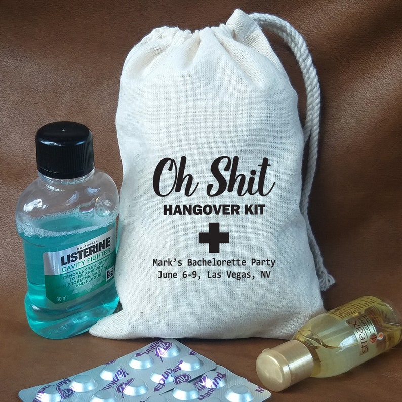 Bachelorette Party Favor Bags Hangover Kit Discount Bachelorette Hangover Kits Oh Shit Kits Bachelorette Party Oh Shit Kit Bags