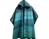Boho Chic Alpaca Poncho Alpaca Fashion Gift Christmas Poncho Button Up Poncho Gift For Her Artisan Alpaca Poncho Alpaca Apparel