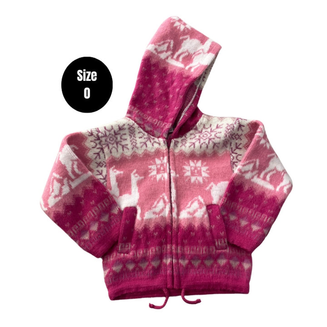 Andean Bohemian Girl Baby Alpaca Wool Sweater Cute Baby Etsy