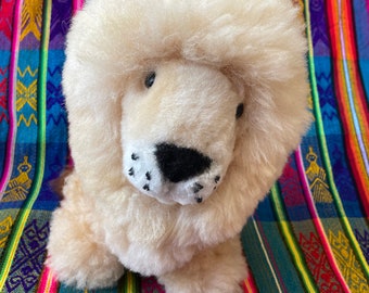 Cuddly Alpaca Lion Stuffed Animal| Alpaca Stuffed Toys | Andean Collectable | Soft Lion Alpaca Gift | Collectable Stuffed Animals