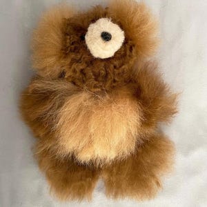 Cute Cuddly Plush Alpaca Bear | Super Soft Alpaca Teddy Bear Collectable | Bear Love Gift