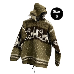 Soft Cozy Zipper Alpaca Hoodie Ecuadorian Alpaca Sweater | Artisan Boho Clothing | Unique Fashion Gift | Outdoorsy Style Clothes
