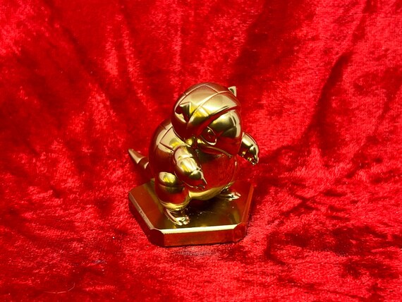 Pokemon #027 Sandshrew and Alolan Sandshrew Figure Set Gold tcg