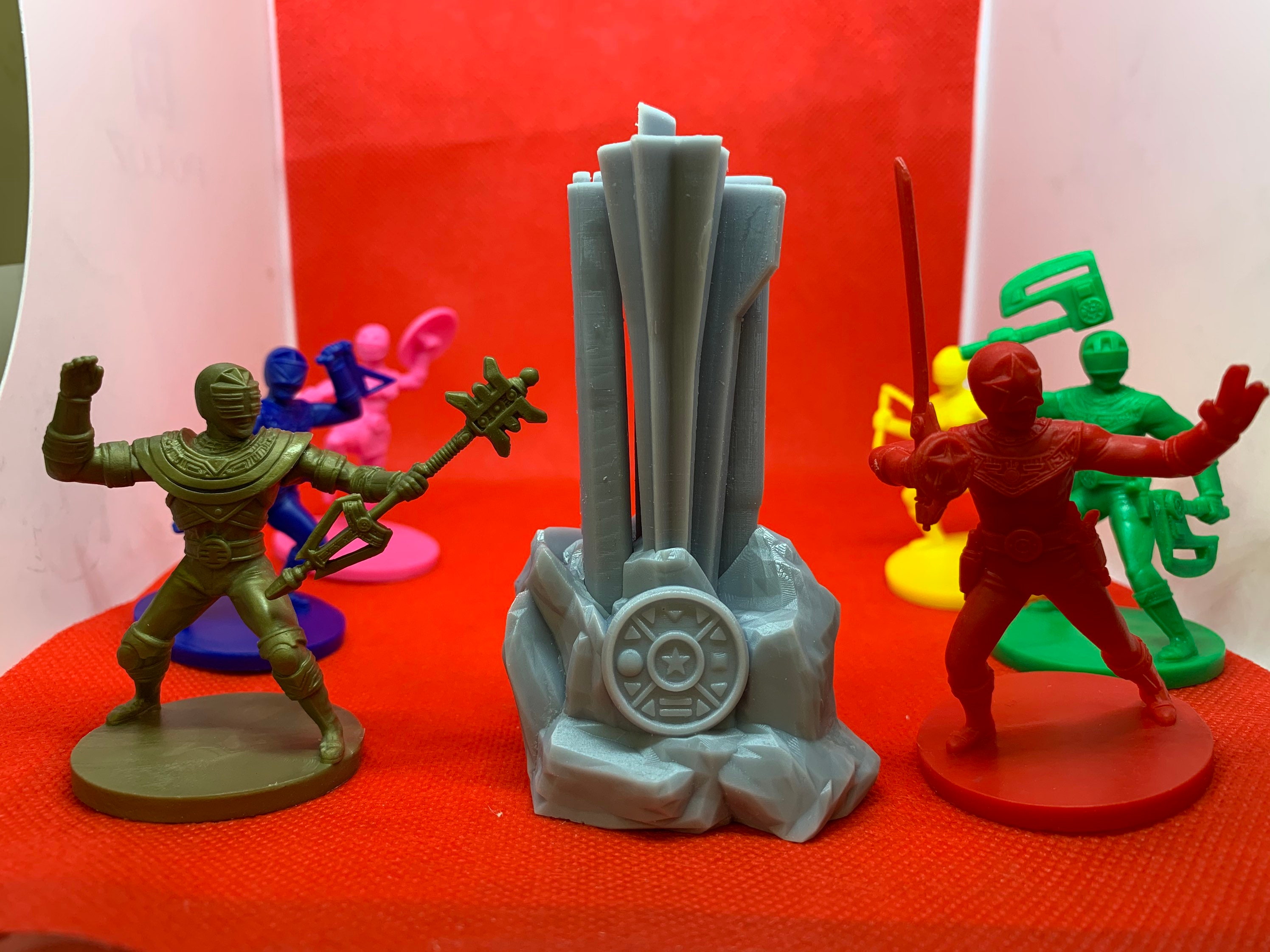 Power Rangers Zeo Crystal Model Heroes of the Grid HOTG Board Etsy