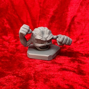 Pokemon Figure Statue Onix Grey Trophy Statue 