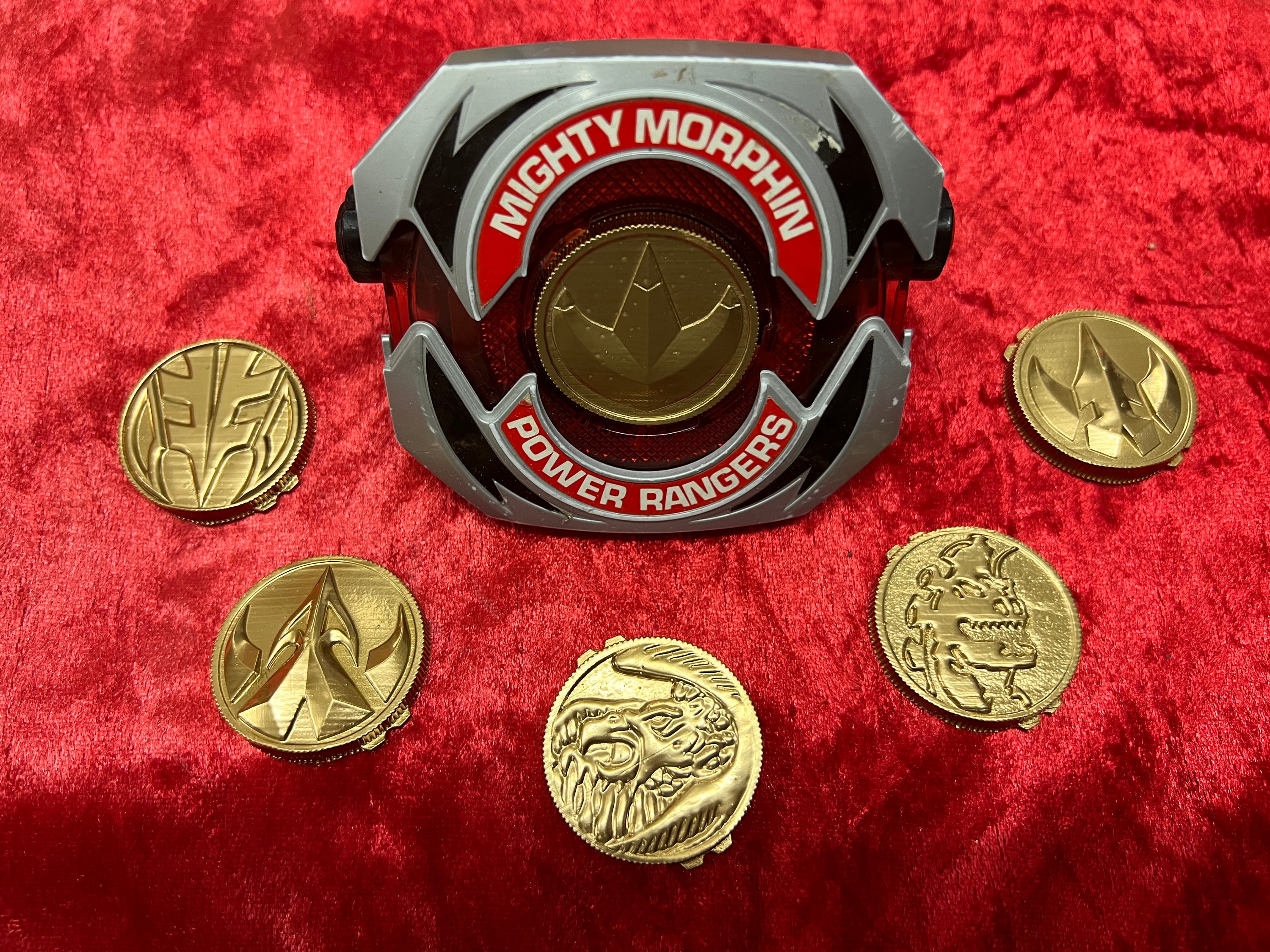 Power Rangers Tommy Oliver power coins for 1993 Morpher