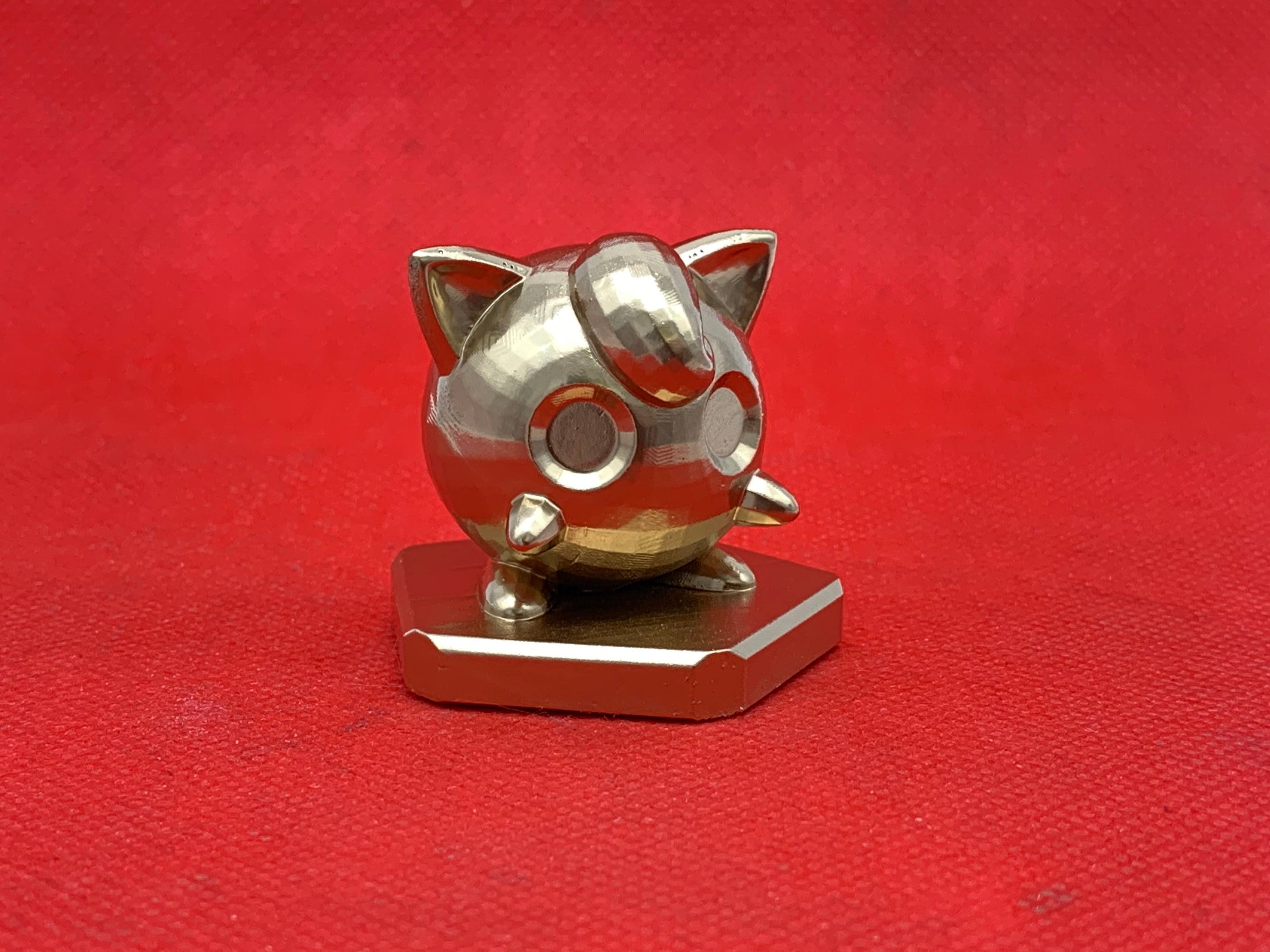 Pokemon figure statue Jigglypuff gold trophy statue Etsy