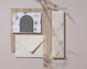 Baby in Bloom - Baby Shower Einladung