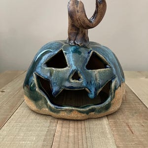 Handmade Ceramic Jack-o-lantern
