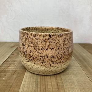 Handmade Speckled Planter - Cherry Blossom 2.5&quot;H x 3.5&quot;W