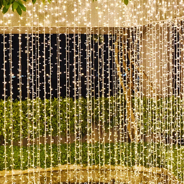 Window Curtain Led String Lights-Fairy Led Lights-Indoor outdoor hanging led srting lights wall decor for bedroom wedding party decorations