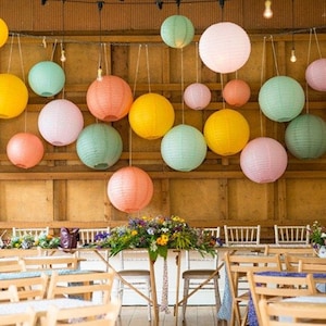 Hanging chinese lanterns for weddings sale