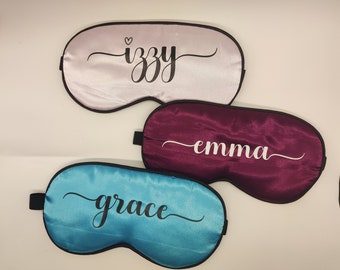 Personalized Eye Mask for sleeping-Custom Sleep mask for Bridesmaid proposal gift-Customized sleeping mask for bachelor gift Wedding gift