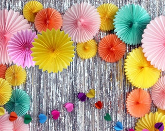 paper fan party favors