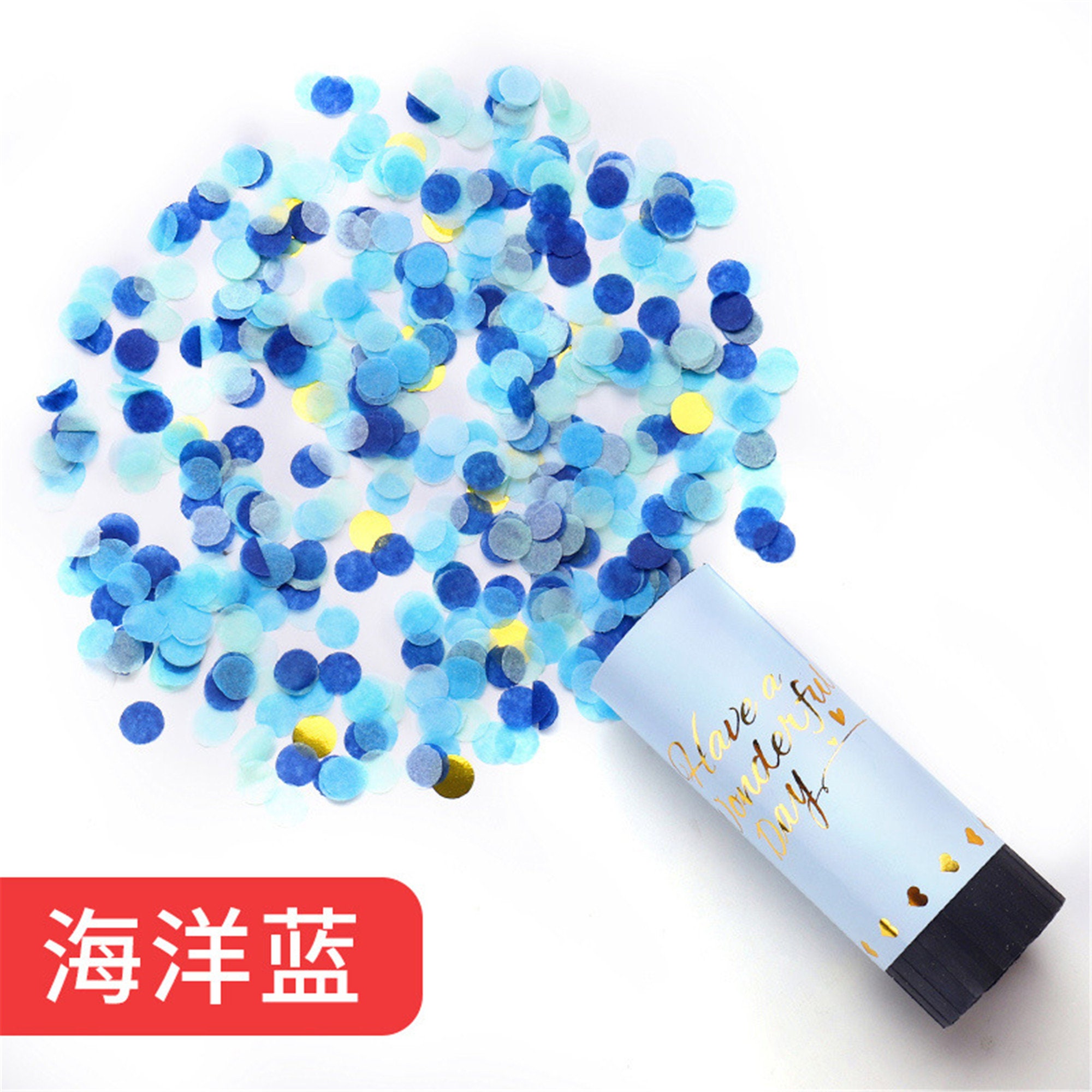 Mini Confetti Cannon With Spring Activated-wedding Confetti Poppers-push  Pop Confetti Making Your Party Extra Special 