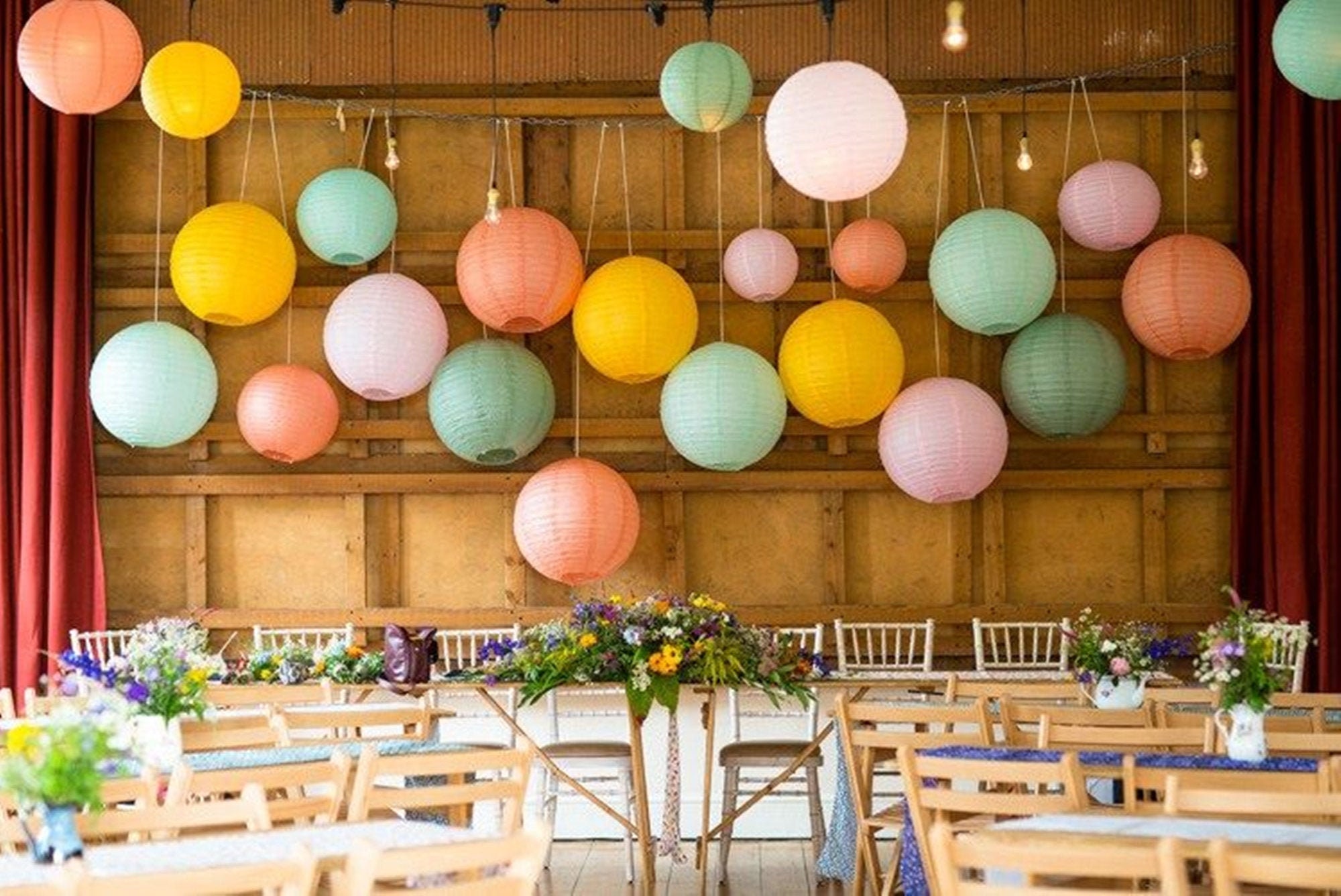Chinese lantern decorations for weddings sale