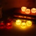 Rose shaped Battery Operated Led Tealight-Flameless tealights with Flickering-Fake tea candle realistic for party decor 