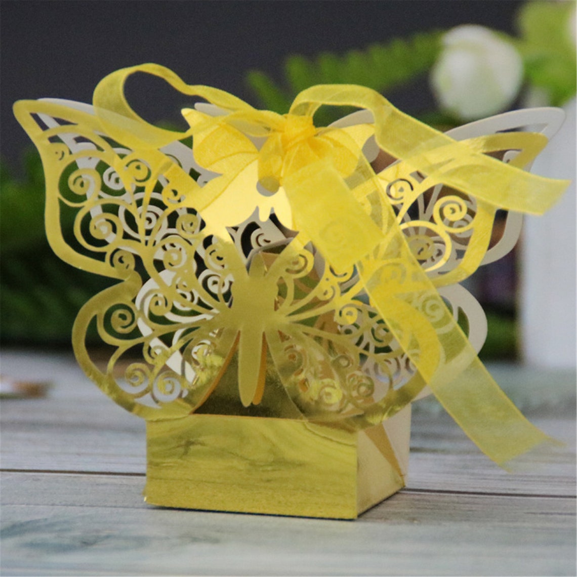 Butterfly Party Favor Boxbutterfly Candy Boxtreat Etsy