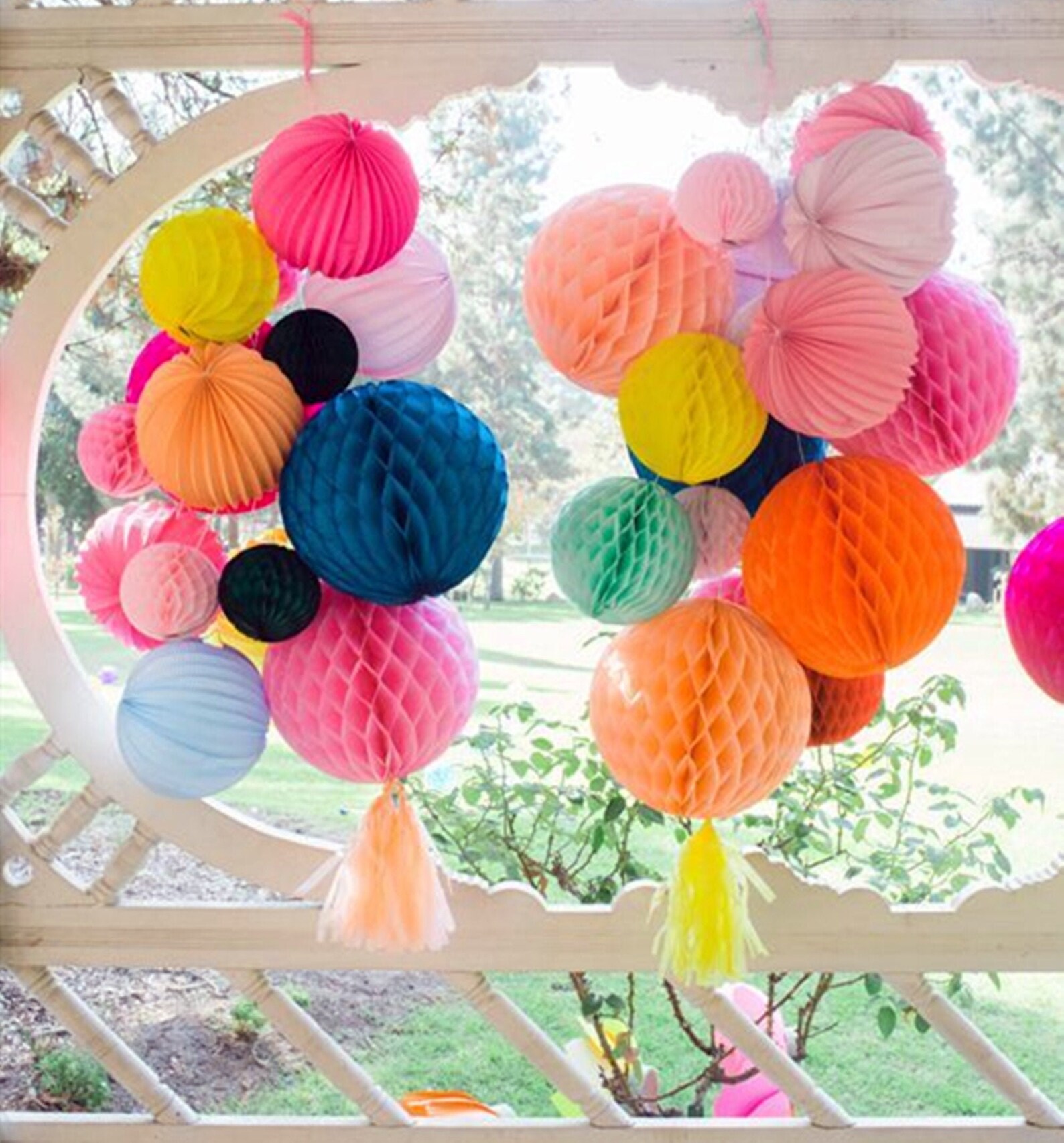Balls/20 Colors Round Tissue Paper Etsy