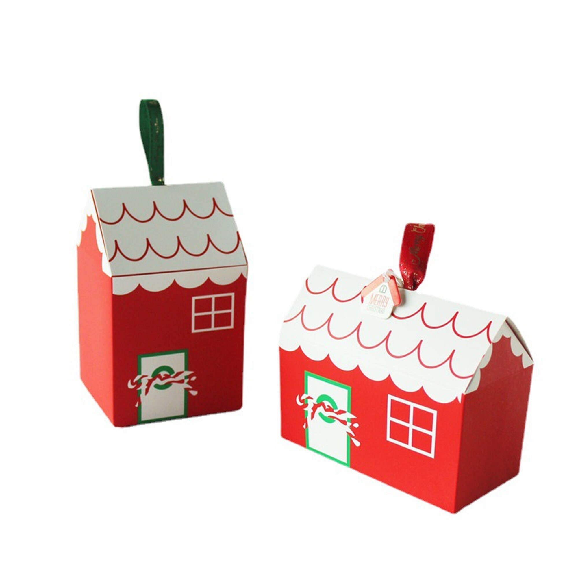 Christmas House Party Favor Boxeshouse Candy Boxeshouse Gift Etsy