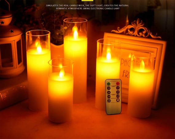 50 velas de bateria led para decoracion del hogar fiestas sin llama ni  perfume