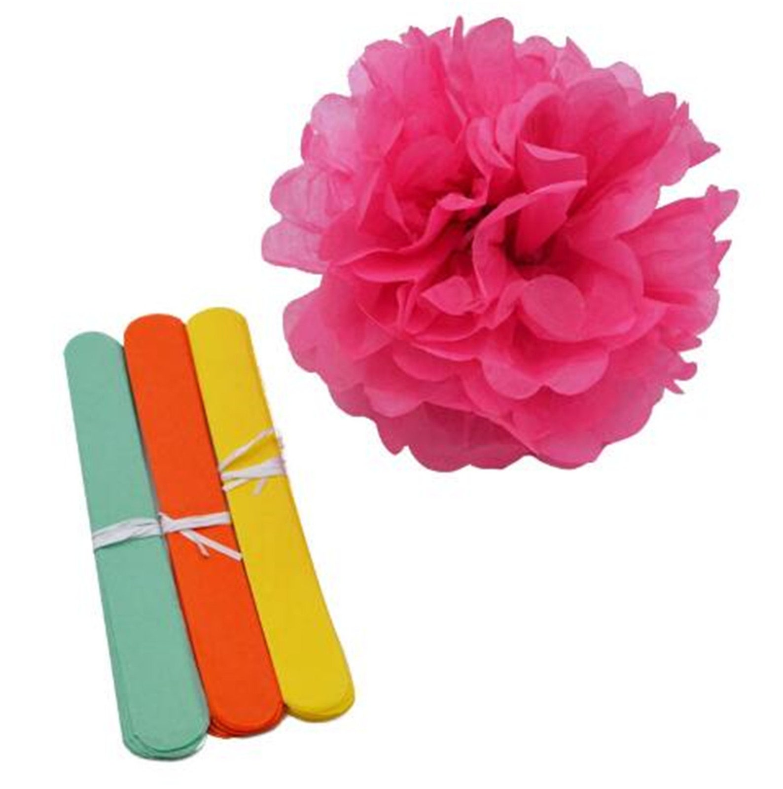 Royal Blue Tissue Paper Pom Poms Tissue paper Flower for Etsy