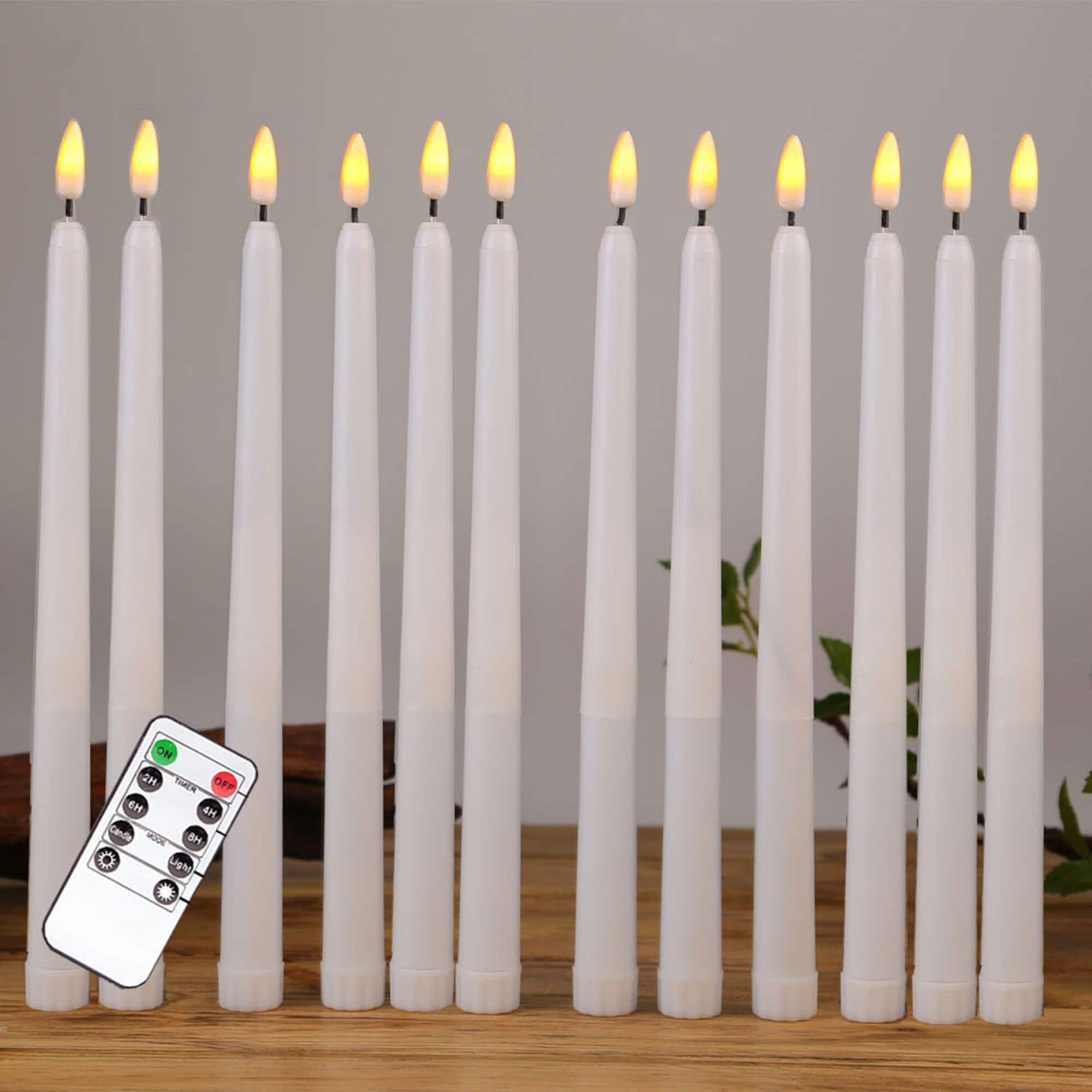 24 Pièces Bougie Led À Piles Sans Flamme, Bougies Électroniques Fausses,  Bougies De Thé À Piles, Centres De Table De Mariage